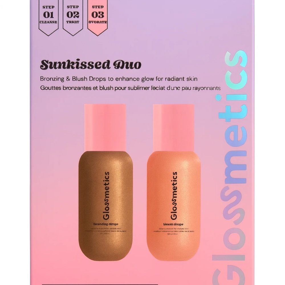 Sunkissed Duo Bronzing & Blush Drops - Brown and Pink